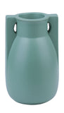 TECO 2 BUTTRESS VASE, GREEN C/12