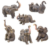 ^BABY ELEPHANT, SET/ 6, (RD),C/18