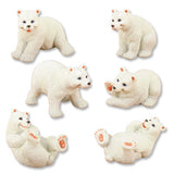 ^POLAR BEARS, SET/6 (RD), C/18