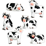 ^COW, SET OF 6, C/18