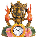 TIKI FIRE CLOCK, C/12