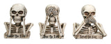 NO EVIL SKULLS (SET OF 3), C/24