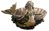 DISC-MERMAID SHELL DISH, C/8