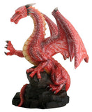 RED DRAGON ON ROCK, C/36