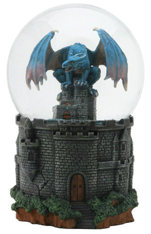 DRAGON CASTLE WATER GLOBE(100mm), C/12