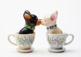 Tea Cup Pups Salt & Pepper Set