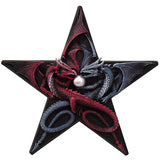 ^DRAGONS PENTAGRAM PLAQUE, C/12