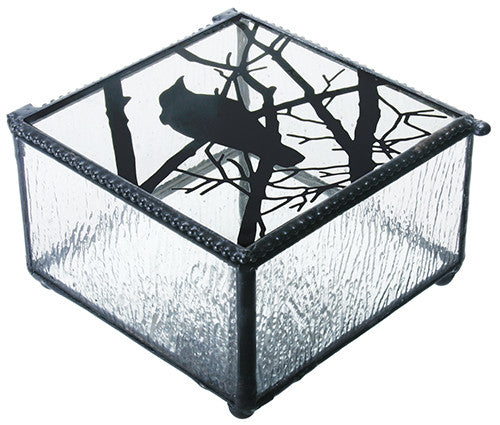 RAVEN ART GLASS BOX, C/36 – Summit Collection Gifts