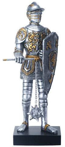 12" GOTHIC KNIGHT WITH MACE, C/6