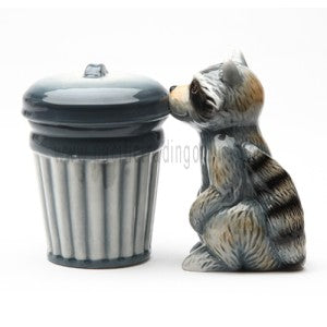 Racoon and Trash Salt & Pepper Set