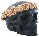 FLOWER SKULL - BLACK, C/18