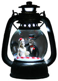 ^LED LANTERN WATER GLOBE B&G BUST, C/8