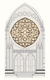 Tours Cathedral Rose Window Ornament
