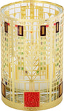 FLW - D.D.M. TREE OF LIFE VOTIVE HOLDER, C/24