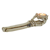 ^SKELETON HAND CANDLE BURNER, C/24