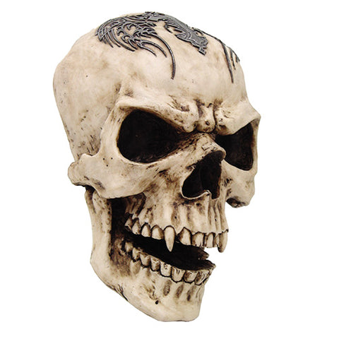 Vampire Skull Wall Statue