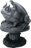 ^TOAD GARGOYLE ON MUSHROOM, C/18