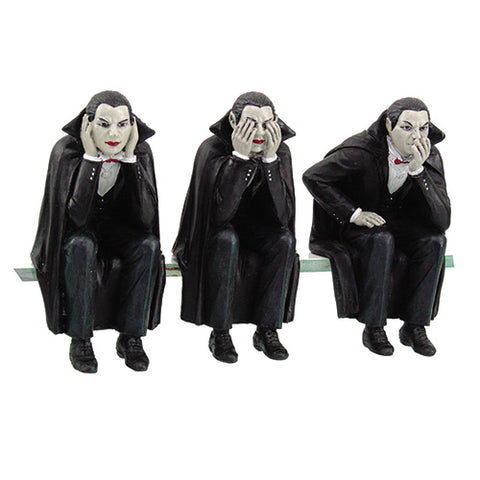Vampires Speak, See, Hear No Evil Shelf Sitters