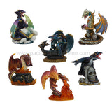 COLOR DRAGONS SET OF 6 C/8