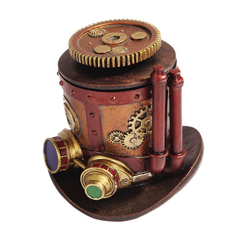 ^STEAMPUNK MACHINERY HAT BOX C/12