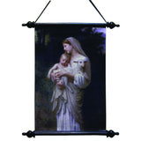 Madonna and Child Jesus Art Scroll