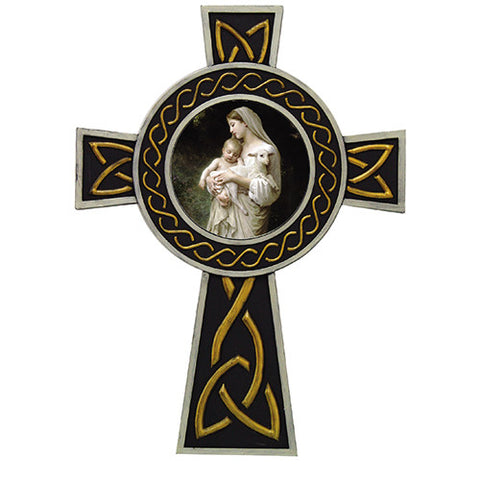 Madonna with Child and Lamb Cross