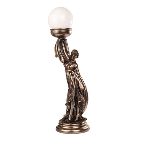 ART NOUVEAU LADY LAMP/4