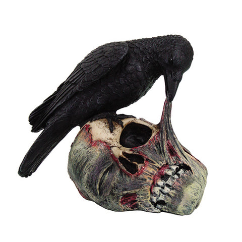 RAVEN ON ZOMBIE SKULL, C/24