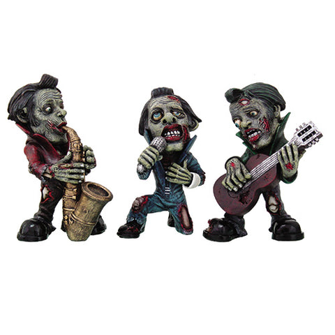 Zombie Jazz Players Set of 3