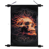 FIRE SKULL SCROLL C/24