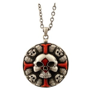 SKULL CROSS PENDANT