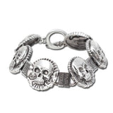 Skull Coin Bracelet