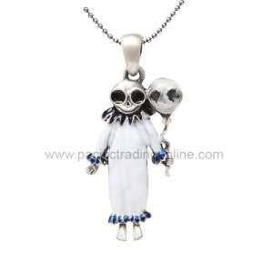 CLOWN SKELLY NECKLACE, C/60