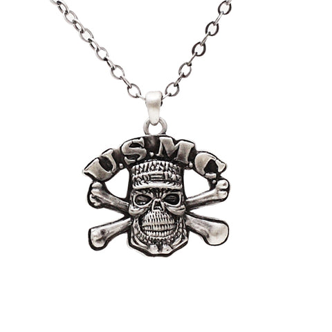 MARINE SKULL NECKLACE, C/60