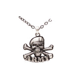 Army Skull Necklace