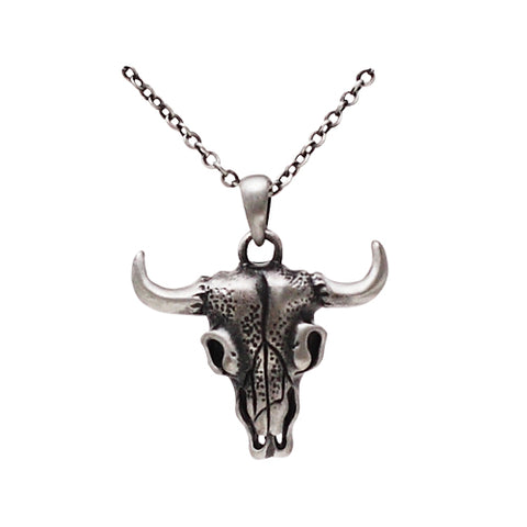 Bison Skull Necklace