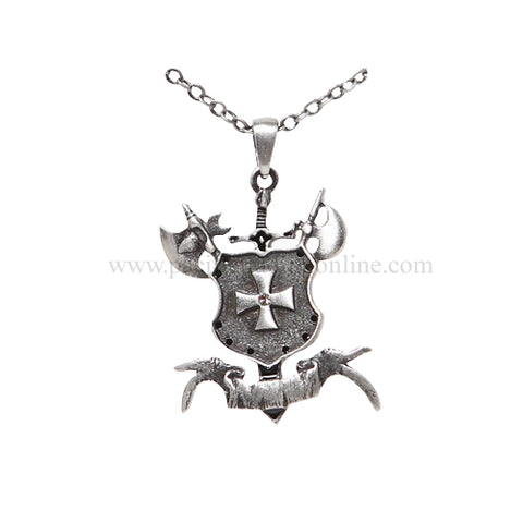 SCORPION CROSS NECKLACE C/60