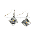 CELTIC SQUARE EARRINGS C/60