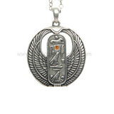 EGYPTIAN CARTOUCHE NECKLACE C/
