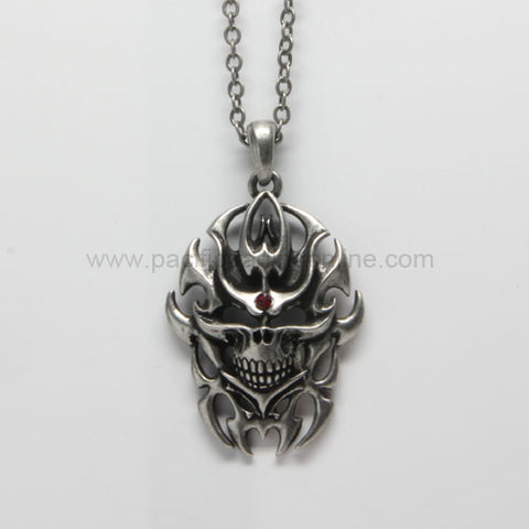 FIERY SKULL PENDANT C/60
