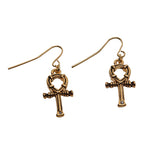 Ankh Cross Earrings