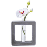 DISC-FLW ORG BUD VASE - LG SQUARE, C/12 MINIMUM OF 2