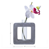 FLW - ORG BUD VASE - SM SQUARE, C/24