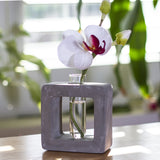 FLW ORG BUD VASE - SM SQUARE, C/24